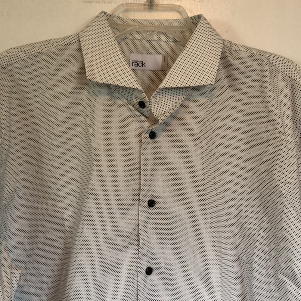 🎀 5/$20 🎀 Nordstrom Rack trim fit polka dot button down